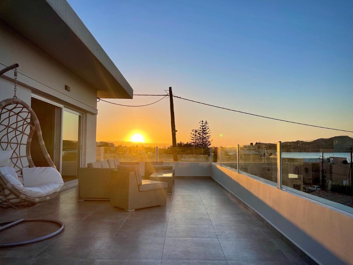 Mira Sea View Residence Chrissi Akti Chania Exterior foto