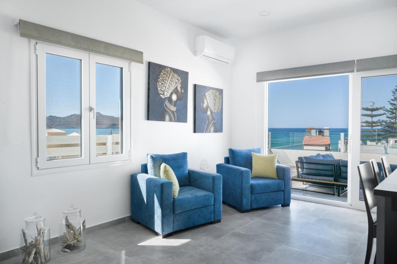 Mira Sea View Residence Chrissi Akti Chania Exterior foto