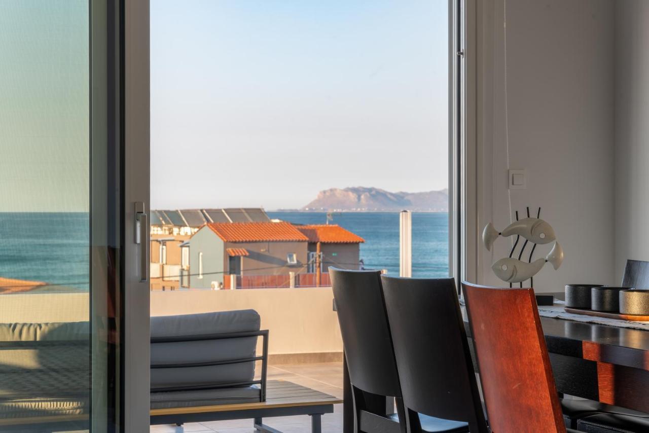 Mira Sea View Residence Chrissi Akti Chania Exterior foto